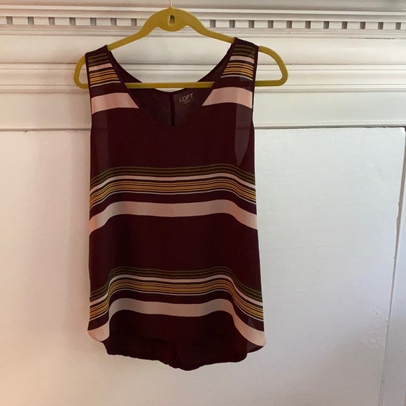 LOFT Tops - Striped tank top